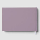 Tribal Drocatcher Boho Baby shower Paars Gastenboek (Achterkant)