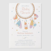 Tribal Drocatcher Boho Baby shower Vellum Uitnodigingen (Voorkant)