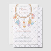 Tribal Drocatcher Boho Baby shower Vellum Uitnodigingen (Offset (Uitnodiging))