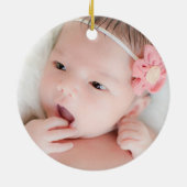 Tribal Drocatcher Boho New Baby Keepomwille Keramisch Ornament (Achterkant)