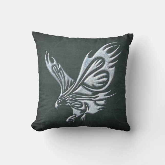 Tribal Eagle Kussen (Voorkant)