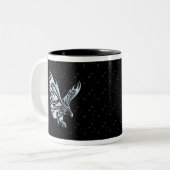 Tribal Eagle Tweekleurige Koffiemok (Voorkant links)