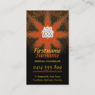 Tribal Earth Star New age Art Visitekaartjes