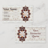 Tribal Earth Visitekaartje (Voorkant / Achterkant)