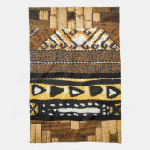 Tribal Elegance: Geweven symboliek Theedoek (Verticaal)