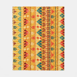 Tribal elementen, veelzijdig naadloos patroon. fleece deken