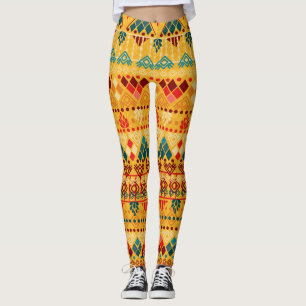 Tribal elementen, veelzijdig naadloos patroon. leggings
