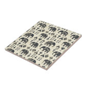 Tribal Elephant Boho Pattern (1) Tegeltje (Zijkant)