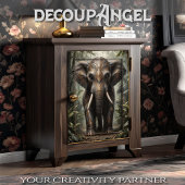 Tribal Elephant - Decoupage - Tissuepapier