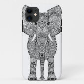 Tribal Elephant iPhone Case (Achterkant)