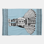 Tribal Elephant Kitchen Towel Theedoek (Horizontaal)