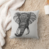 Tribal Elephant Pillow Kussen (Blanket)