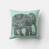 Tribal Elephant Pillow Kussen (Back)