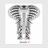 Tribal Elephant Sticker (Vel)