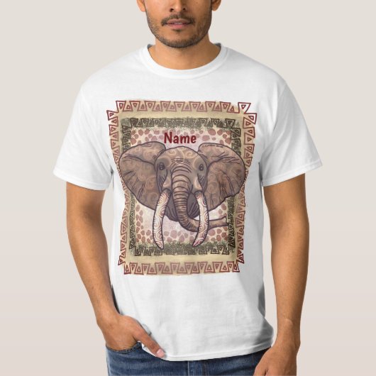 Tribal Elephant t-shirt (Voorkant)