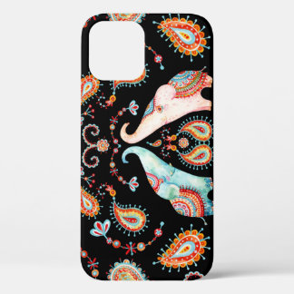 Tribal Elephant: Waterverf Paisley Pattern. Case-Mate iPhone Case