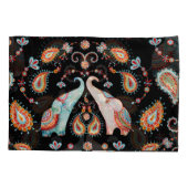 Tribal Elephant: Waterverf Paisley Pattern. Kussensloop (Achterkant)