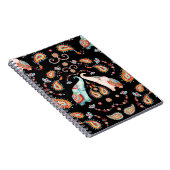 Tribal Elephant: Waterverf Paisley Pattern. Notitieboek (Rechterzijde)