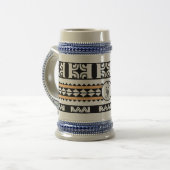 Tribal Ethnic/Bande Orange Bierpul (Voorkant links)
