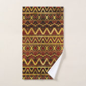 Tribal Ethnic Boho Patroon Bad Handdoek (Handdoek)