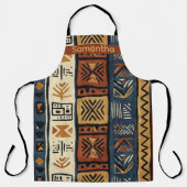 Tribal Ethnic Brown Gold & Green Schort (Voorkant)