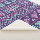 Tribal ethnic seamless sherpa deken (3/4)