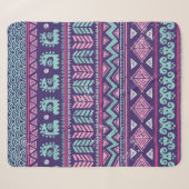 Tribal ethnic seamless sherpa deken (Voorkant (horizontaal))