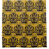Tribal Ethnic Tattoo Patroon Douchegordijn (Voorkant)