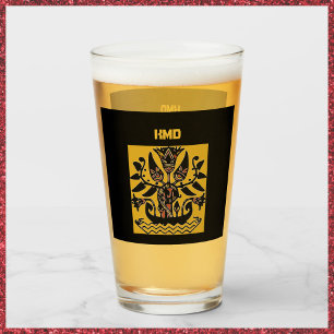 Tribal Ethnic Tattoo Patroon Glas