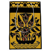 Tribal Ethnic Tattoo Patroon Medium Cadeauzakje (Voorkant)