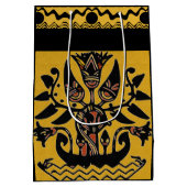 Tribal Ethnic Tattoo Patroon Medium Cadeauzakje (Achterkant)