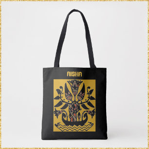 Tribal Ethnic Tattoo Patroon Tote Bag