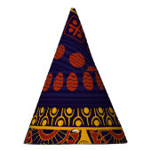 Tribal Ethno: Naadloos patroonontwerp. Feesthoedjes (Rechts)