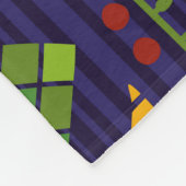 Tribal Ethno: Naadloos patroonontwerp. Fleece Deken (Hoek)