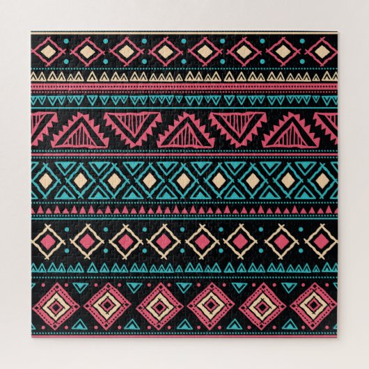 Tribal Etnisch Bedrijfspatroon Legpuzzel (Verticaal)