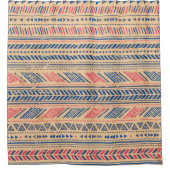 Tribal  etnisch: naadloos patroon. douchegordijn (Voorkant)