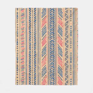 Tribal  etnisch: naadloos patroon. fleece deken