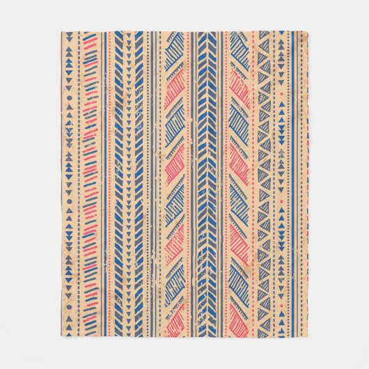 Tribal etnisch: naadloos patroon. fleece deken (Voorkant)