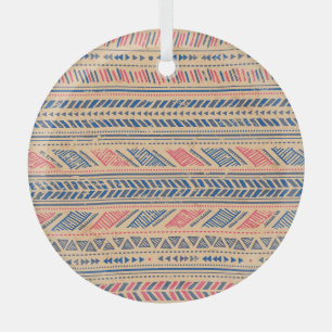 Tribal etnisch: naadloos patroon. glas ornament