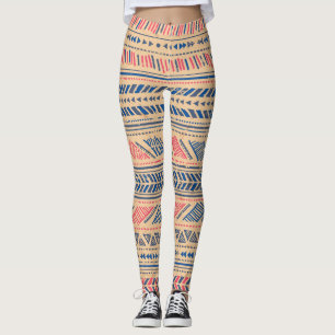 Tribal etnisch: naadloos patroon. leggings