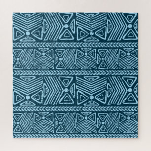 Tribal etnisch, naadloos patroon. legpuzzel