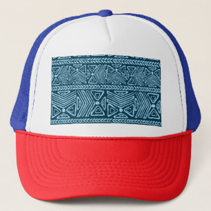 Tribal etnisch, naadloos patroon. trucker pet
