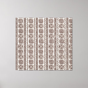 Tribal etnisch naadloos patroonontwerp canvas afdruk