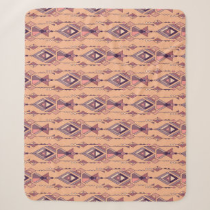 Tribal Etnische: Azteekse naadloze Vintage Sherpa Deken