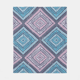 Tribal etnische, tijdloze naadloze stijl fleece deken