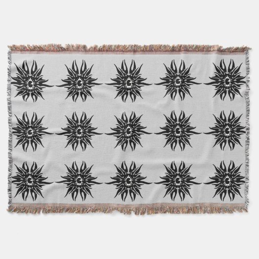 Tribal Eye Throw Blanket Deken (Voorkant)
