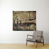 Tribal Face Abstract Wandkleed (In Situ (horizontaal))
