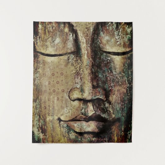 Tribal Face Abstract Wandkleed (Voorkant)