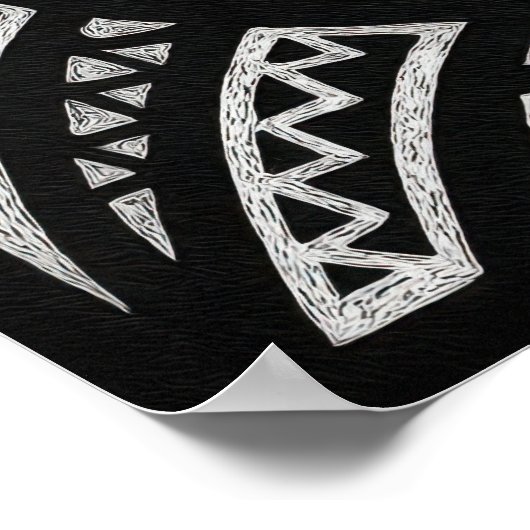 Tribal Face Poster (Hoek)