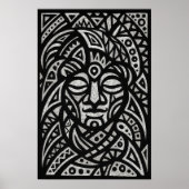 Tribal Face Poster (Voorkant)